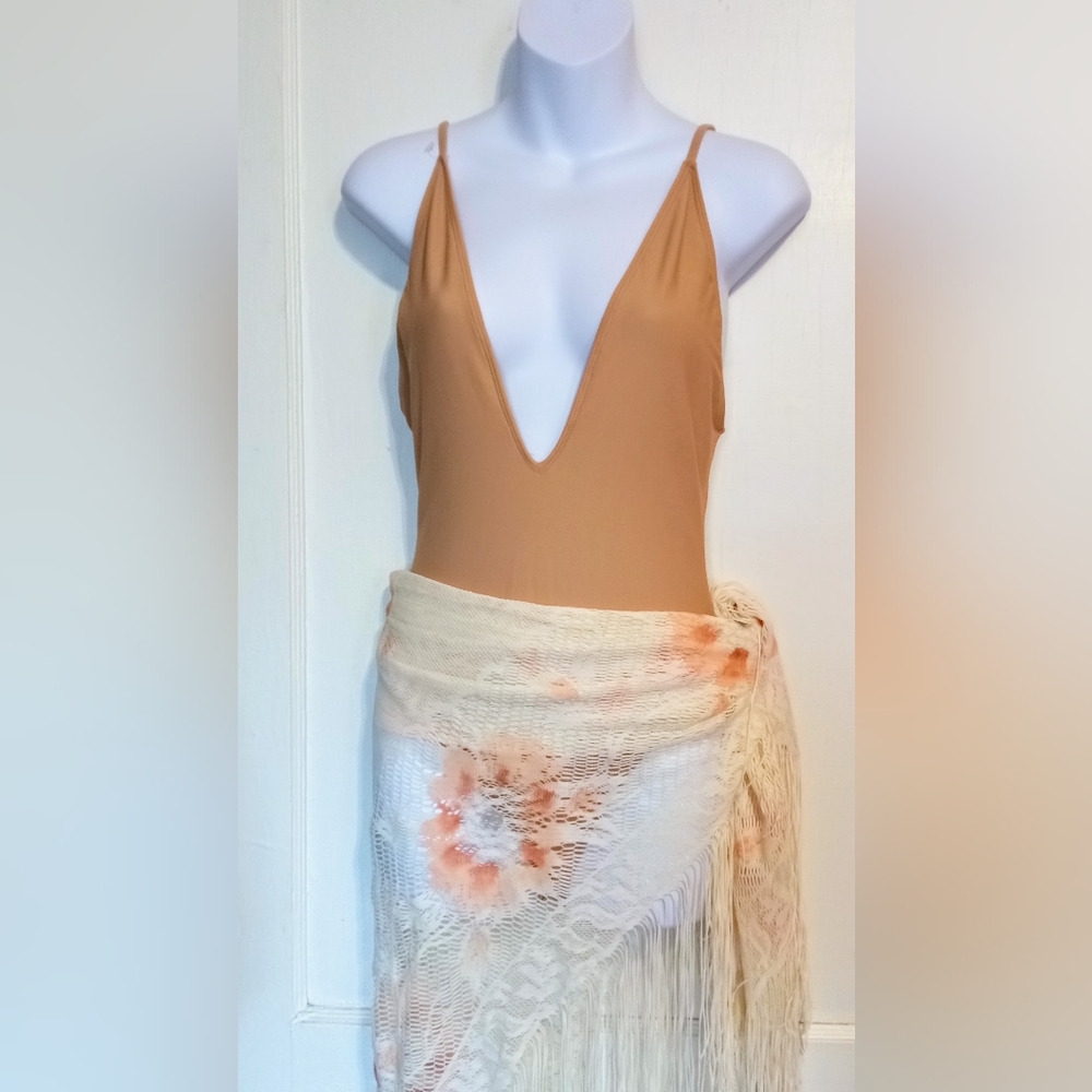 Forever 21 Ladies Tan Swimsuit Sz M
